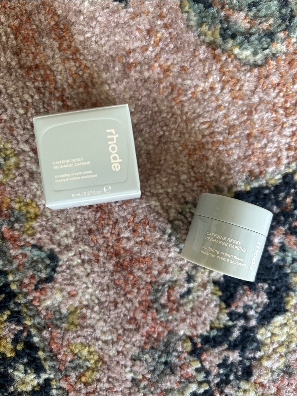 Rhode Caffeine Reset Sculpting Cream Mask Deluxe Sample Glow Depuff Lift NEW